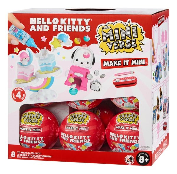Produktbild: MGA's Miniverse - Make It Mini SANRIO Hello Kitty Series 4 in PDQ