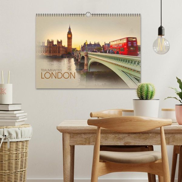 Produktbild: Traumhaftes London (Wandkalender 2026 DIN A3 quer), CALVENDO Monatskalender