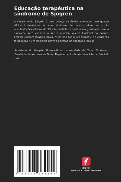 Produktbild: Educa&ccedil;&atilde;o terap&ecirc;utica na s&iacute;ndrome de Sj&ouml;gren