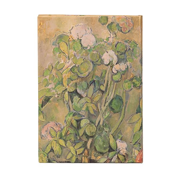 Produktbild: Hardcover Notizbuch, Cezannes Terrakotta-T&ouml;pfe und Blumen, Midi, Unliniert