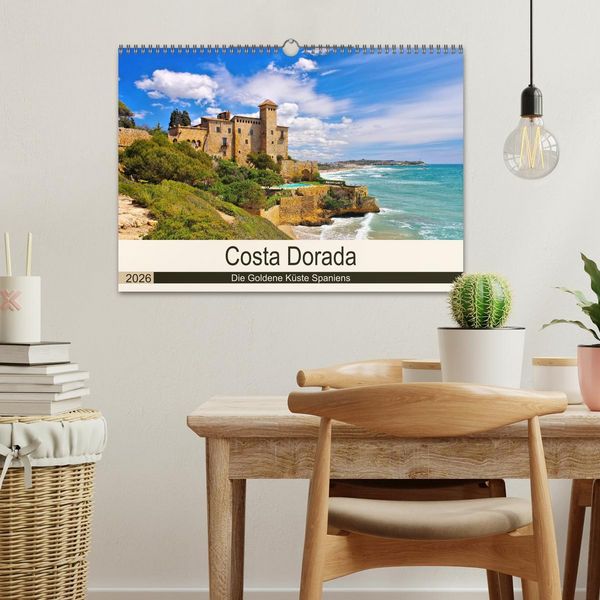 Produktbild: Costa Dorada - Die Goldene K&uuml;ste Spaniens (Wandkalender 2026 DIN A3 quer), CALVENDO Monatskalender