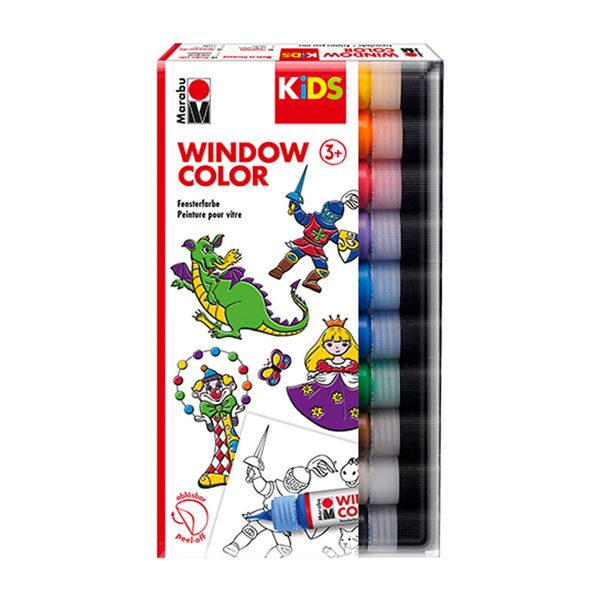Marabu KiDS Window Color 10x25ml sortiert