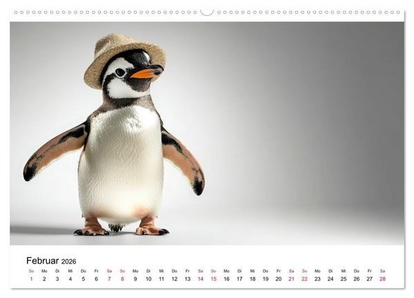 Produktbild: Kreativ Kalender - Tiere & eigene Ideen (hochwertiger Premium Wandkalender 2026 DIN A2 quer), Kunstdruck in Hochglanz