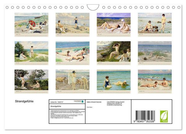Produktbild: Strandgef&uuml;hle (Wandkalender 2026 DIN A4 quer), CALVENDO Monatskalender
