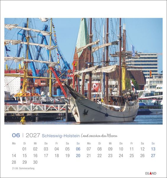 Produktbild: Schleswig-Holstein Postkartenkalender 2027 - Land zwischen den Meeren