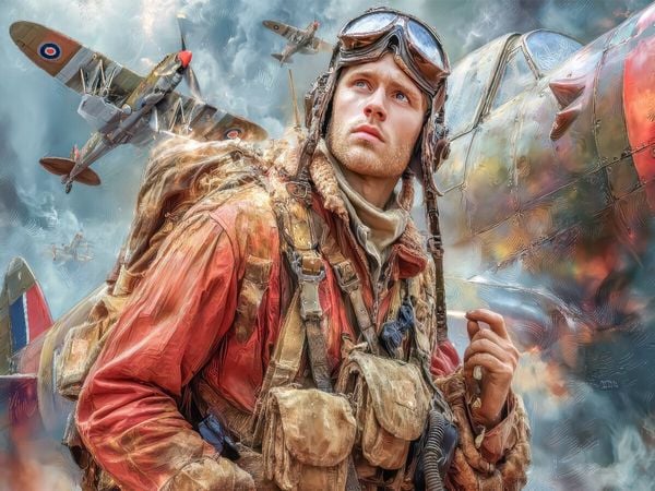 CALVENDO Puzzle Waghalsige Piloten | 1000 Teile Lege-Größe 64x48cm Foto-Puzzle für glückliche Stunden