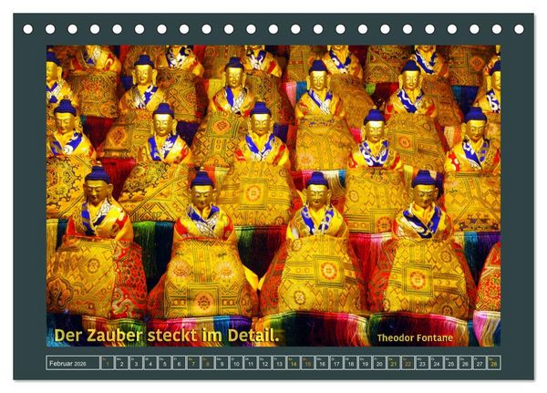 Produktbild: Tibet - Tibet - Tibet 2026 (Tischkalender 2026 DIN A5 quer), CALVENDO Monatskalender
