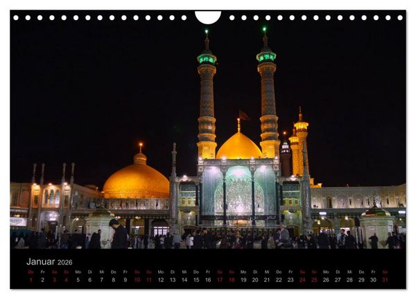 Produktbild: Iran - Impressionen einer Reise (Wandkalender 2026 DIN A4 quer), CALVENDO Monatskalender