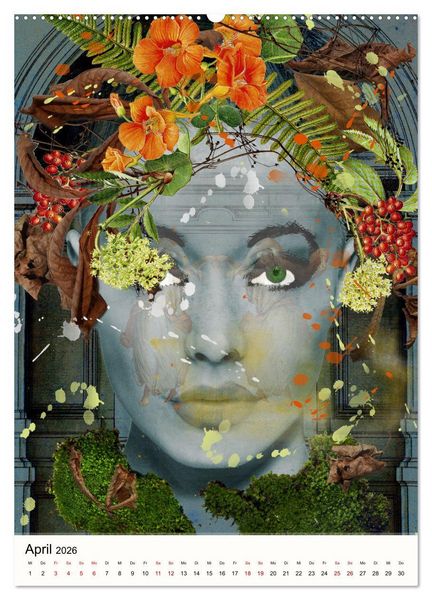 Produktbild: FLOWER GIRLS (hochwertiger Premium Wandkalender 2026 DIN A2 hoch), Kunstdruck in Hochglanz