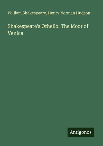 Produktbild: Shakespeare's Othello. The Moor of Venice