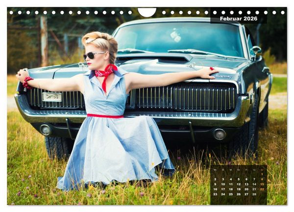 Produktbild: Rockabilly - Back to the 50s (Wandkalender 2026 DIN A4 quer), CALVENDO Monatskalender