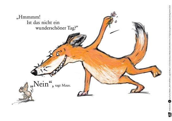 Produktbild: Nein hei&szlig;t Nein, sagt die Maus. Kamishibai Bildkartenset