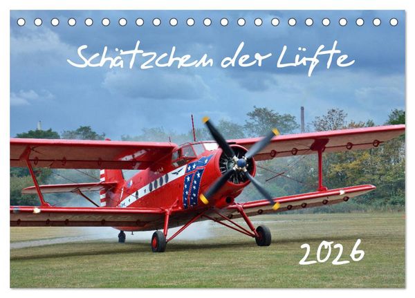 Produktbild: Sch&auml;tzchen der L&uuml;fte (Tischkalender 2026 DIN A5 quer), CALVENDO Monatskalender
