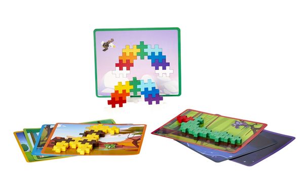 Produktbild: PLUS PLUS - 60 Kreativ Bausteine BIG Bilder Puzzle