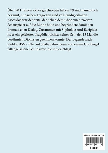 Produktbild: Der gefesselte Prometheus (Gro&szlig;druck)