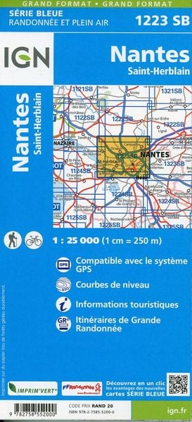 Produktbild: Nantes St.Herblai 1:25 000