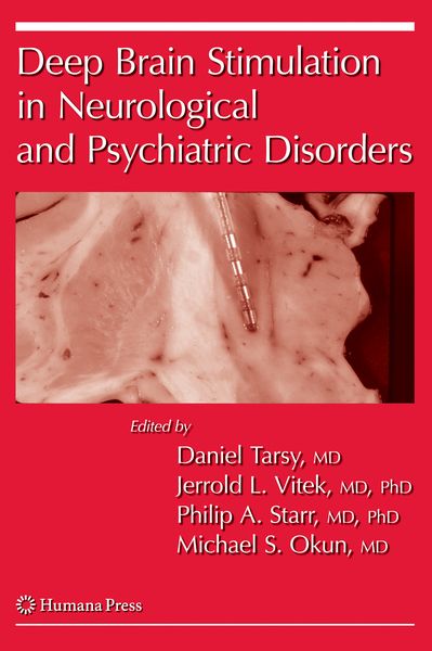 Produktbild: Deep Brain Stimulation in Neurological and Psychiatric Disorders