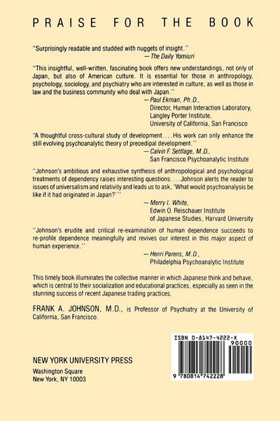 Produktbild: Dependency and Japanese Socialization