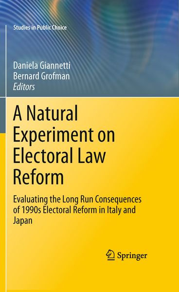 Produktbild: A Natural Experiment on Electoral Law Reform