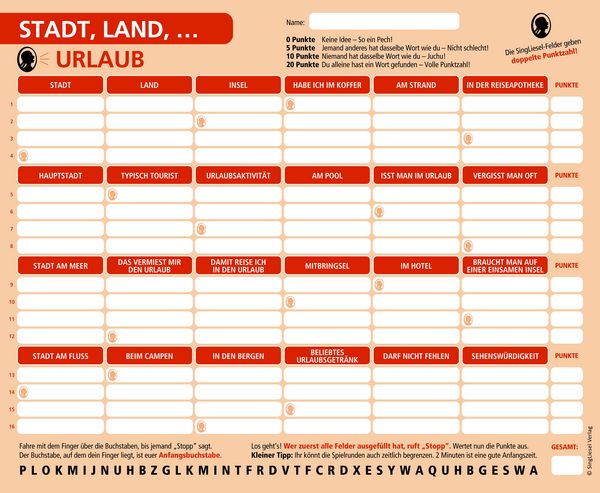 Produktbild: Stadt, Land, Urlaub