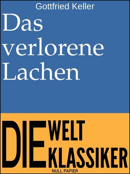 Produktbild: Das verlorene Lachen