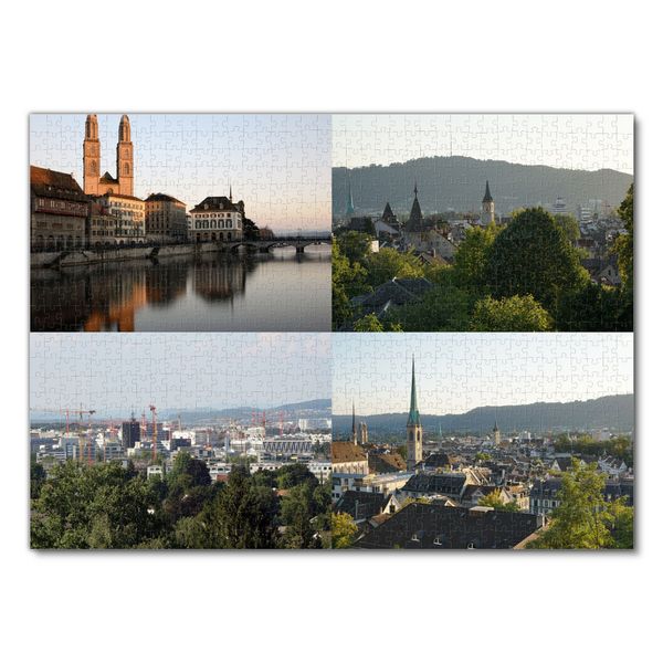 Produktbild: Lais Puzzle Collage Z&uuml;rich 1000 Teile