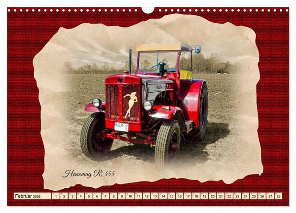Produktbild: Hanomag Schlepper (Wandkalender 2026 DIN A3 quer), CALVENDO Monatskalender
