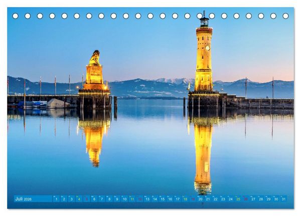 Produktbild: Lindau - Juwel am Bodensee (Tischkalender 2026 DIN A5 quer), CALVENDO Monatskalender