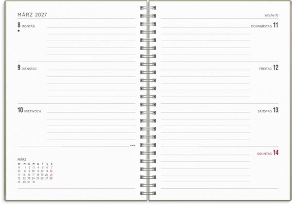 Produktbild: Kalender 26/27 Senator A5 Story Blatt