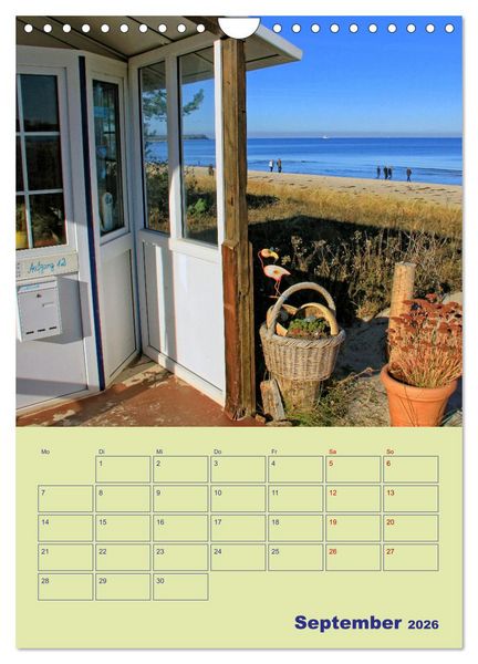 Produktbild: Sehnsuchtsort Ostseebad Boltenhagen (Wandkalender 2026 DIN A4 hoch), CALVENDO Monatskalender