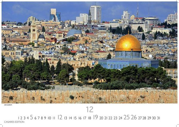 Produktbild: Israel Kalender 2027 &ndash; Wandkalender | Fotokalender Orient 24x35cm - 12 Wundersch&ouml;ne Fotos Monat f&uuml;r Monat dieses faszinierenden Landes