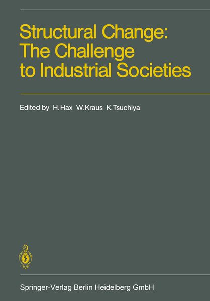 Produktbild: Structural Change: The Challenge to Industrial Societies
