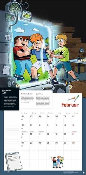 Produktbild: Die drei ??? Kids Broschurkalender 2027