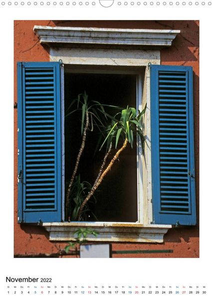 Produktbild: Fenster und T&uuml;ren - Gesichter der H&auml;user (Wandkalender 2022 DIN A3 hoch)