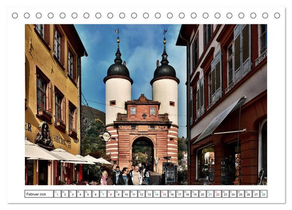 Produktbild: Heidelberg - Ansichtssache (Tischkalender 2026 DIN A5 quer), CALVENDO Monatskalender
