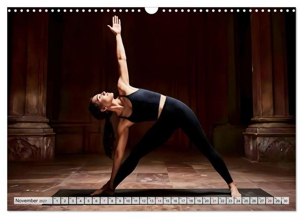 Produktbild: Dark Yoga &ndash; Heilige Stille im Schatten (Wandkalender 2027 DIN A3 quer), CALVENDO Monatskalender