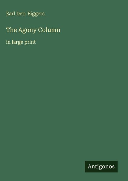 Produktbild: The Agony Column