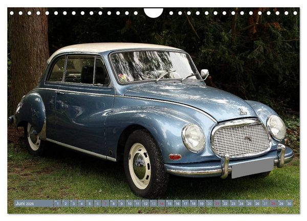Produktbild: Oldtimer vergangenger Jahrzehnte (Wandkalender 2026 DIN A4 quer), CALVENDO Monatskalender