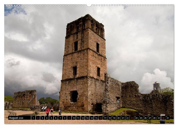 Produktbild: Panama Stadt (hochwertiger Premium Wandkalender 2026 DIN A2 quer), Kunstdruck in Hochglanz