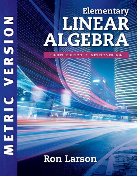 Produktbild: Elementary Linear Algebra, International Metric Edition