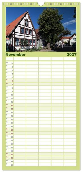 Produktbild: Familienplaner 2027 - Seebad Warnem&uuml;nde mit 5 Spalten (Wandkalender, 21 x 45 cm) CALVENDO