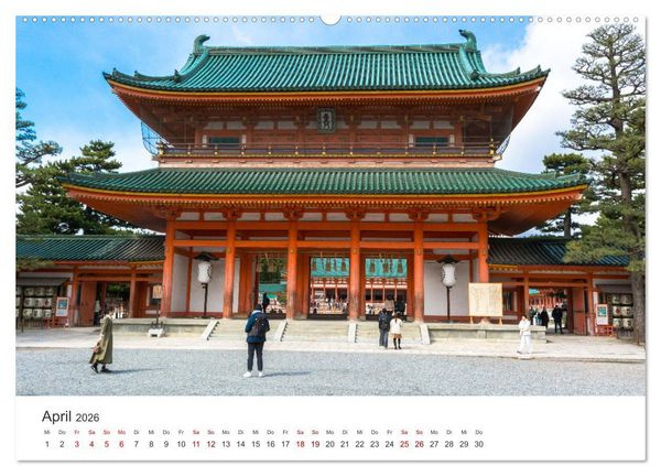 Produktbild: Tempel in Japan (Wandkalender 2026 DIN A2 quer), CALVENDO Monatskalender
