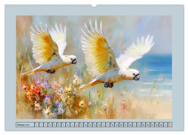 Produktbild: Kakadus. Papageien an Australiens K&uuml;ste (Wandkalender 2027 DIN A2 quer), CALVENDO Monatskalender