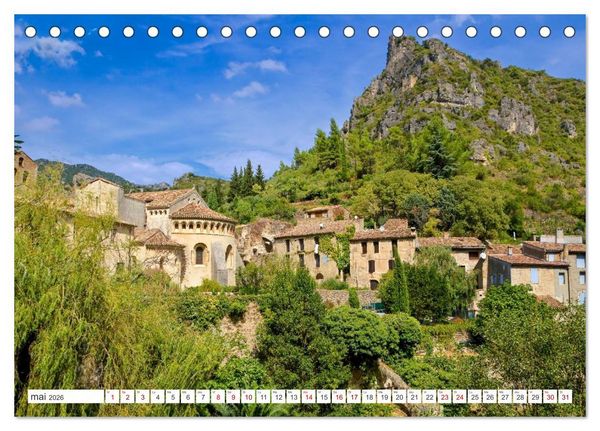 Produktbild: Montpellier - Escapades en ville et aux alentours (Calendrier de bureau 2026 DIN A5 vertical), CALVENDO calendrier mensuel