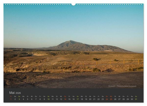Produktbild: Vulkaninsel &ndash; Lanzarote (hochwertiger Premium Wandkalender 2026 DIN A2 quer), Kunstdruck in Hochglanz