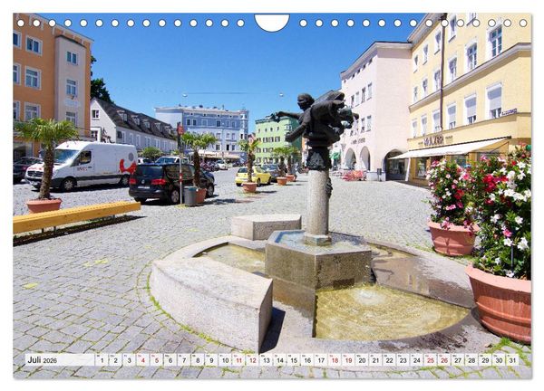 Produktbild: Eine Perle Oberbayerns - Rosenheim (Wandkalender 2026 DIN A4 quer), CALVENDO Monatskalender