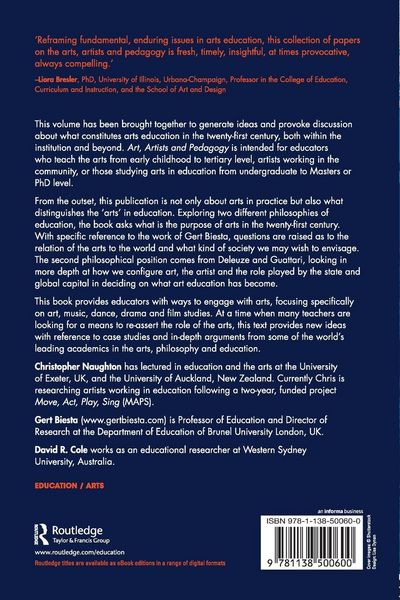 Produktbild: Art, Artists and Pedagogy