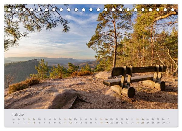 Produktbild: Augenblicke im Pf&auml;lzerwald (Tischkalender 2026 DIN A5 quer), CALVENDO Monatskalender