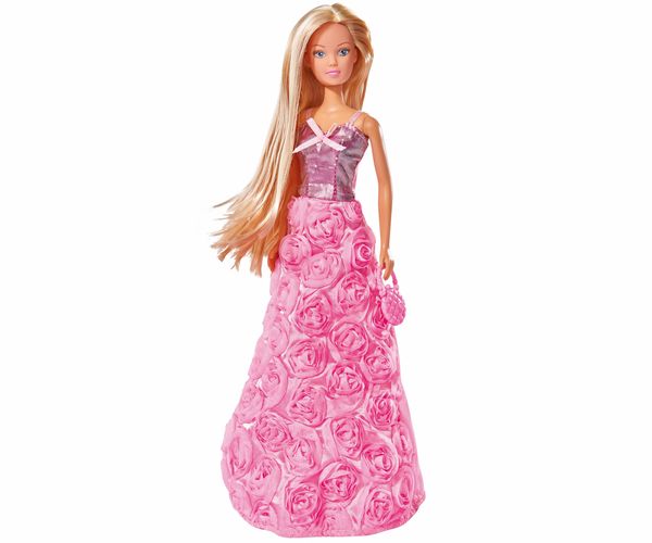 Produktbild: Puppe Steffi Love Princess Gala Fashion rot rosa 2fach sortiert