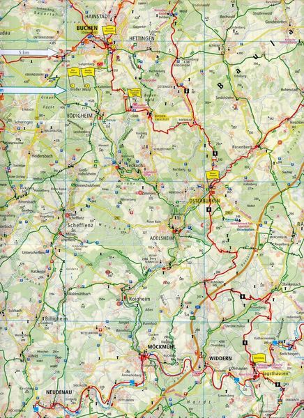 Produktbild: Publicpress Radkarte Kraichgau, Neckar, Odenwald 1:100.000